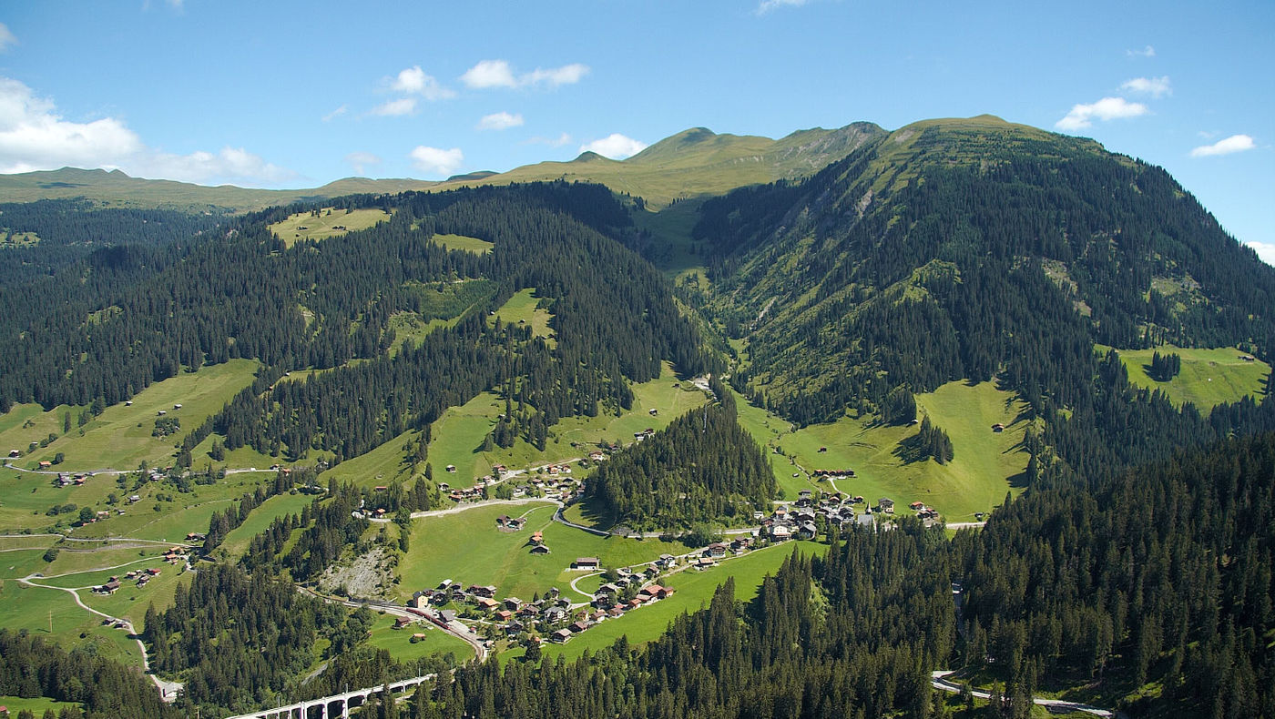 Langwies mit Viadukt